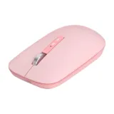 [Розовый] Беспроводной 2,4 + Bluetooth + 4 уровня DPI + Зарядка через Type-C