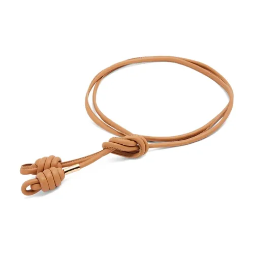 LOEWE Однотонный Ремешок с украшением женский желтый ширина 0,5 см