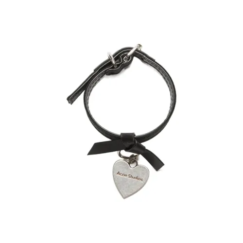 Acne Studios Металл Кожа Ткань Коровья кожа Наручные повязки Женские Черный