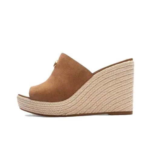 COACH Слипоны Женские Коричневый