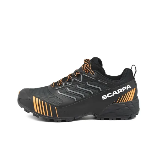 SCARPA Уличная обувь Низкий топ Угольный серый и красный Мужской