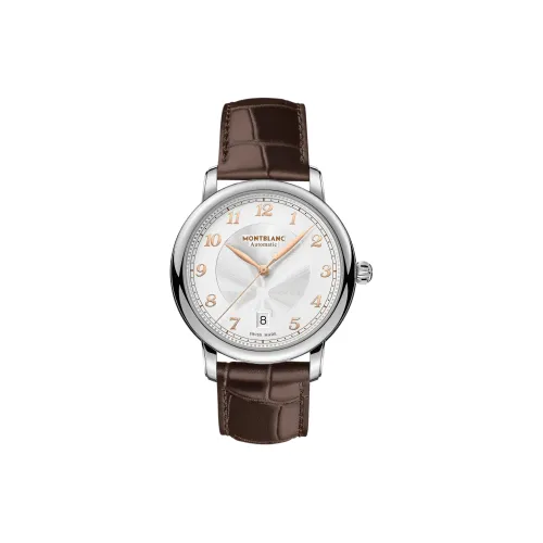 MONTBLANC Автоматический Механический Часы для Мужчин 39 мм Серебряные