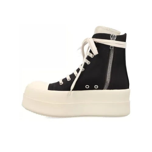 Rick Owens DRKSHDW Высокие кроссовки для скейтбординга женские черные