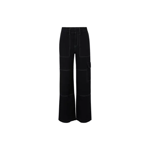 HUGO BOSS Черные Женские Брюки Карго