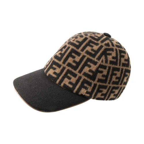 FENDI Хлопок Бейсболки Женские Коричневый
