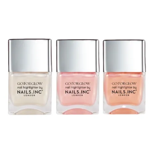 Nails.Inc Go For Светящийся комплект лаков для ногтей 3 штуки