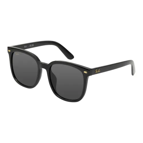 RayBan Пластиковая оправа Квадратные Солнцезащитные очки Унисекс Черные