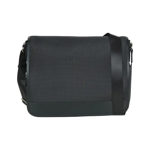 H HEXAGONA Париж Синтетическая кожа текстиль Mosaic Сумка через плечо Мужская Черная