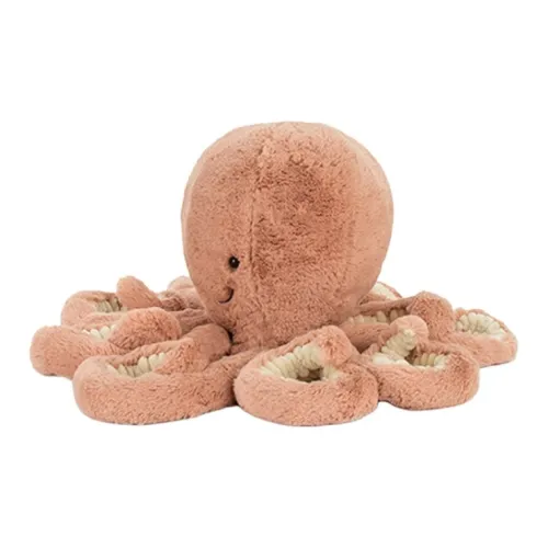 JELLYCAT Ocean Series Осьминог Odell Абрикос Плюшевая Кукла 23 см Высота
