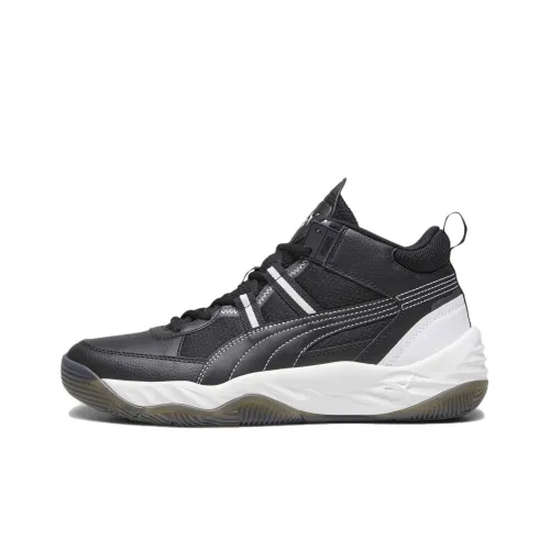 PUMA REBOUND Future NextGen High Top Повседневная обувь Унисекс Черный Белый
