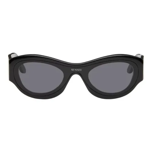 PRADA Ацетат Кошачий глаз Солнцезащитные очки Мужской Черный