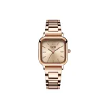 Розовый, полосатый, розовый циферблат