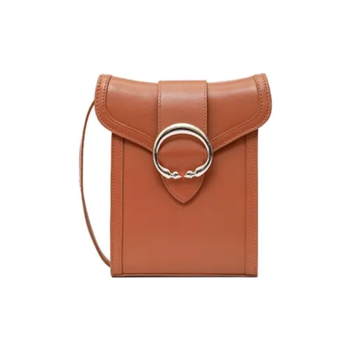 Azzurra Gronchi Первый слой Кожа с микрофибровой кожей Сумка через плечо Сумка на плечо Средняя Женская Карамель