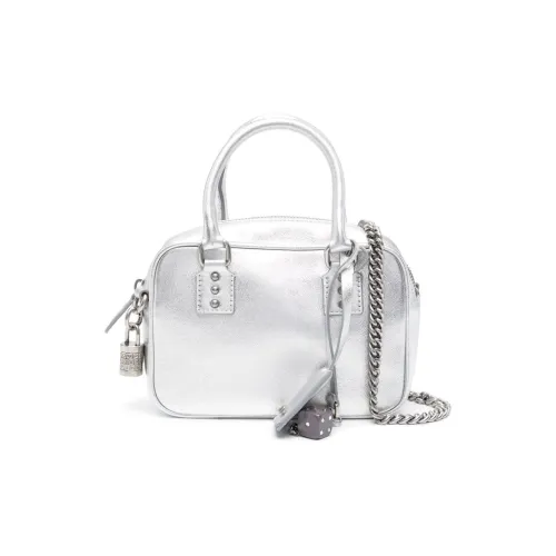 PINKO Телячья кожа Сумка через плечо Сумка Мини Women's Silver