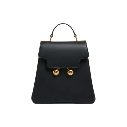 MARNI Телячья кожа Carry Рюкзак Женские Черный