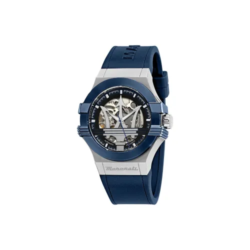 Maserati Мужские часы Автоматический механический механизм Синий циферблат