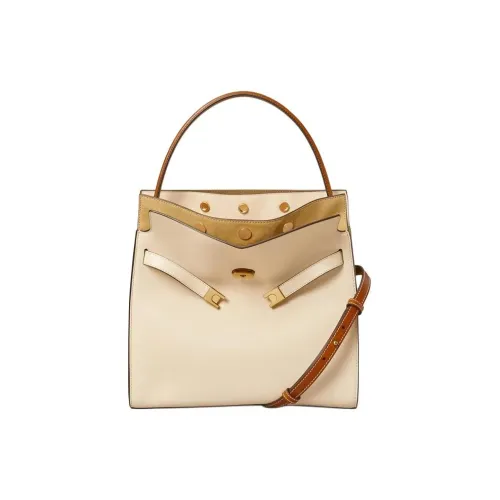 TORY BURCH Lee Radziwill Телячья кожа Сумка через плечо Сумка Женская Кремовая