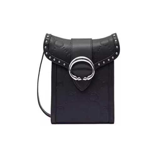 Azzurra Gronchi Сумка через плечо из коровьей кожи средний размер женская черная