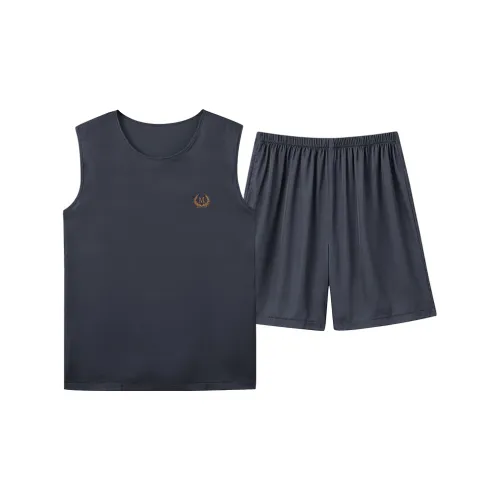 Follow The United States Пижамный комплект Мужской Дымчатый Серый