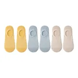 6 пар (Светло-синий 2 + Абрикос 2 + Желтый 2)