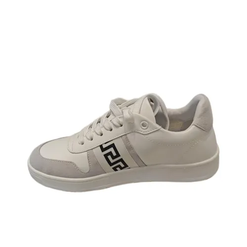 FANSIZHE Низкие кроссовки для скейтбординга белые женские