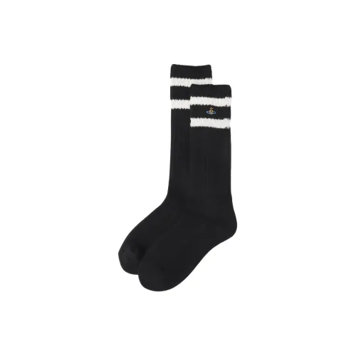 Vivienne Westwood Черные Женские Носки MID до икры