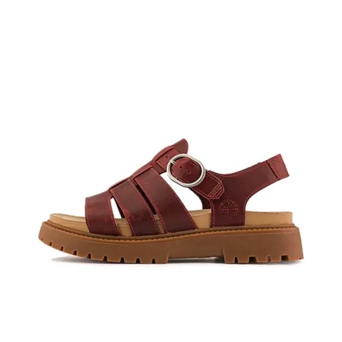 TIMBERLAND Сандалии в римском стиле, красные, женские