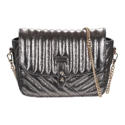 Petite Mendigote Сумка через плечо из коровьей кожи женская серая