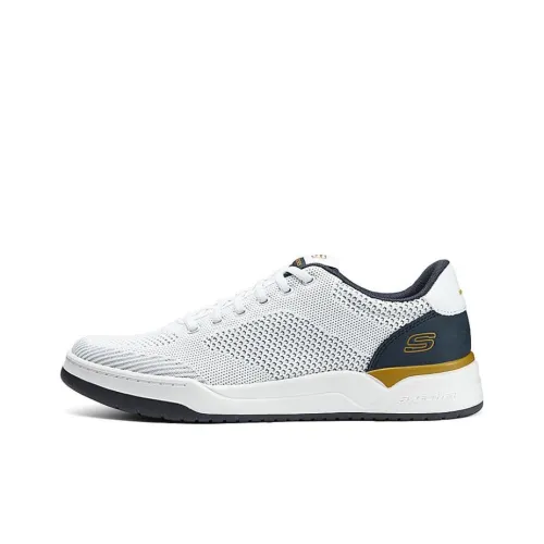Skechers Повседневный Низкий Топ Белый Синий Мужской