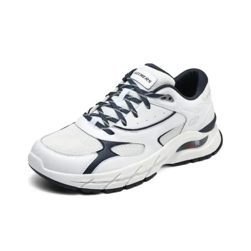 Skechers ARCH FIT BAXTER Устойчивый к истиранию Дышащий Легкий Низкий Топ Повседневная Обувь Мужская Белый Синий