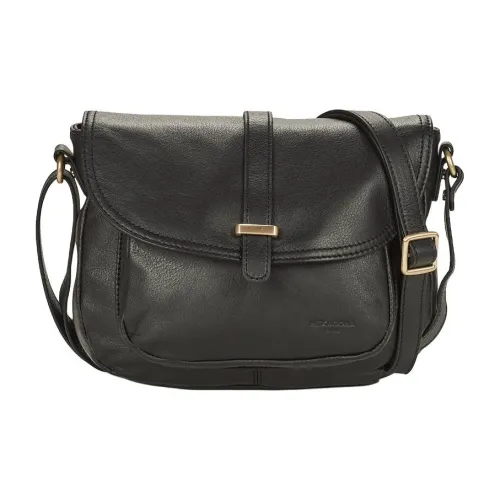 H HEXAGONA Париж Коровья кожа Сумка через плечо Женская Черная