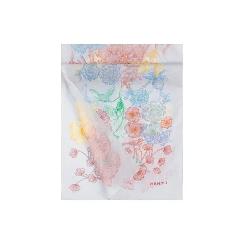 WENSLI Шарфы из тутового шелка для женщин
