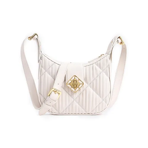 FION с коровьей кожей и овчиной сумка через плечо маленькая женская экрю