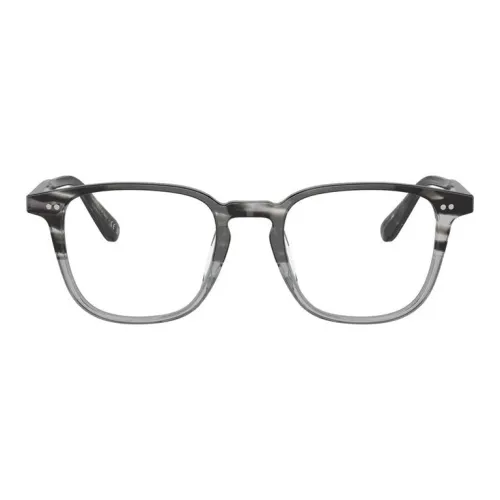 Oliver Peoples Ацетат Овальные Оправы для очков Унисекс Серый