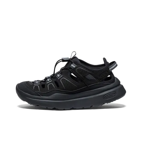 KEEN WK450 SANDAL Slip-Resistant Abrasion-Resistant Low Top Minimalist Style Hiking Shoe Women's Black KEEN WK450 SANDAL Противоскользящий устойчивый к истиранию низкий топ минималистский стиль обувь для активного отдыха женский черный