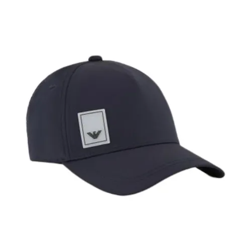 EMPORIO ARMANI Полиэстер Кепки Унисекс Синий