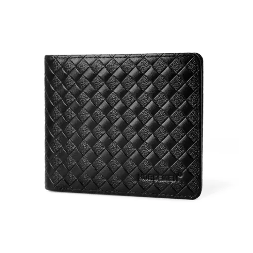HORSEMEN Кошелек из лицевой коровьей кожи держатель для карт стандартный мужской черный