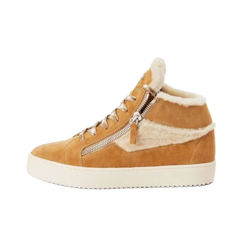 Giuseppe Zanotti Kriss Скейтборд Кроссовки Высокие Коричневые Мужские