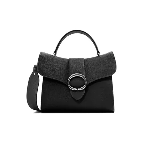 Azzurra Gronchi Сумка через плечо из коровьей кожи средний размер женская черная