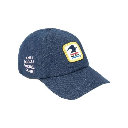 ANTI SOCIAL SOCIAL CLUB Хлопковая саржа Кепки Унисекс Темно-синий