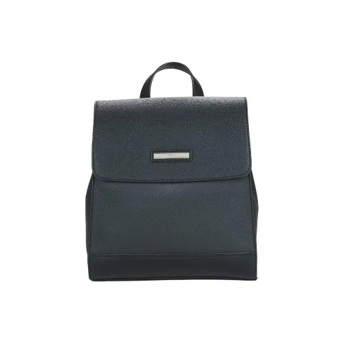 H HEXAGONA PARIS Синтетическая кожа полиэстер рюкзак женский синий