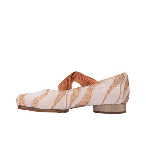 Bian Fumao Плоская подошва Туфли Мэри Джейн Женские