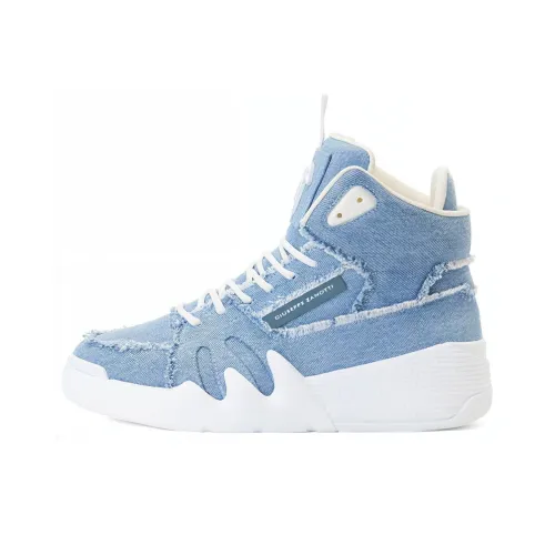 Giuseppe Zanotti GZ Talon Высокий Топ Стильный Скейтбординг Мужской Синий