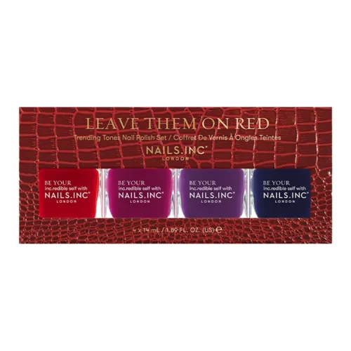 Nails.Inc Набор лаков для ногтей 4 штуки