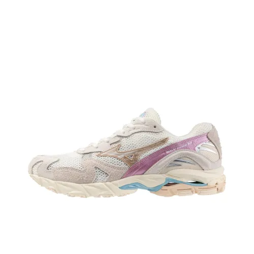 Mizuno Wave Rider 10 Повседневный Низкий Топ Белый Унисекс