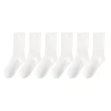 6 пар, чисто белый