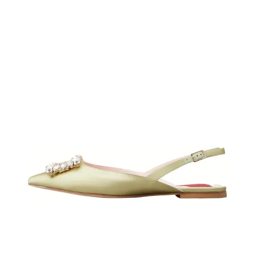 Roger Vivier SLINGBACK Повседневная обувь Женская Светло-зеленая