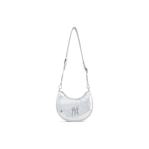 Mlb Base Logo Нью-Йорк Янкис Искусственная кожа Сумка на плечо Сумка Сумка на плечо Студенческий Рюкзак Женская серебряная