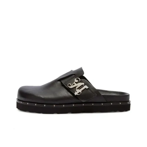 PALM ANGELS Домашние тапочки Мужские Черные