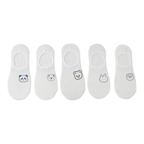 MIZU No Show Носки Женские 5 пар Смешанные цвета